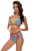 Luli Fama Wild Waters Seamless Full Ruched Back Bottom
